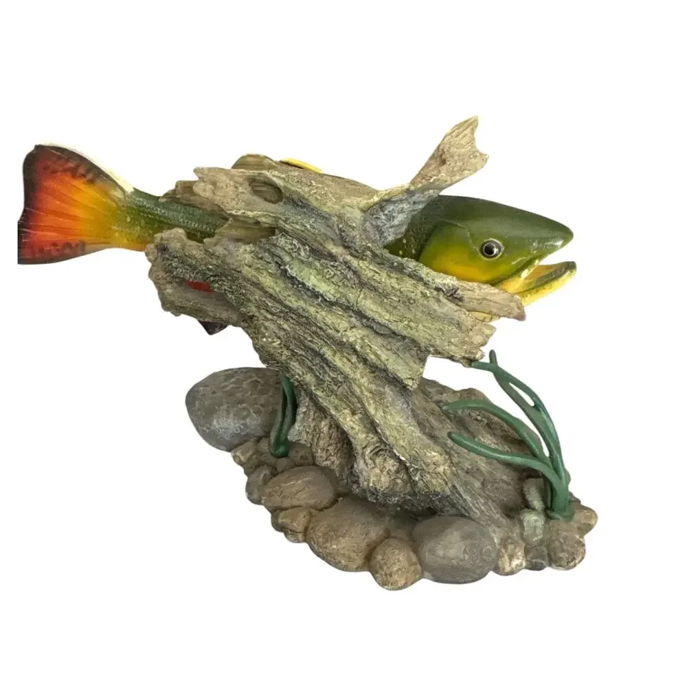 Vintage Wade Dawson Mountain Brookie Trout Fish in Surroundings